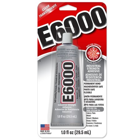 E6000 High Strength Industrial Grade Adhesive 1 oz 231017